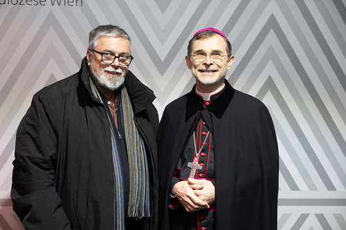 Gratulationsschlange / Erzdiözese Wien/ Schönlaub, Stephan Schönlaub